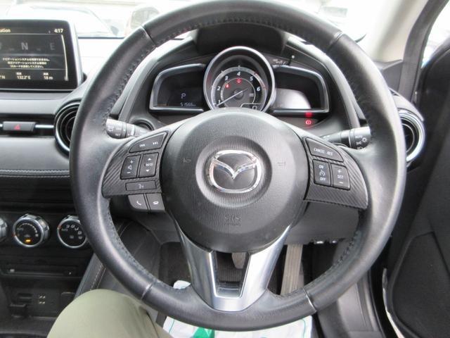 デミオ ＸＤ　ブラックレザーリミテッド　純正ＳＤナビ　Ｂｌｕｅｔｏｏｔｈ接続　フルセグＴＶ　クルーズコントロール　ハーフレザーシート　ステアリングリモコン　ＥＴＣ　衝突被害軽減システム　衝突安全ボディ（24枚目）