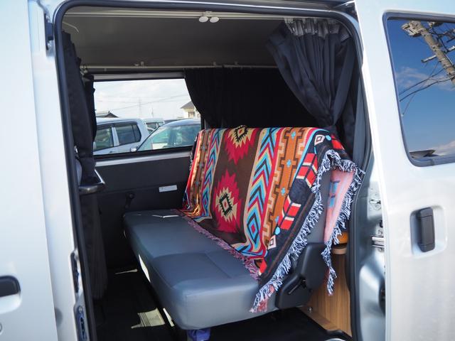 ライトエースバン GL リアベッドキット付き 車中泊 キャンプ ナビ Bluetooth接続 バックカメラ 社外LEDヘッドライト ユーザー買取 点検整備付き(34枚目)