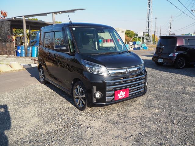 ｅＫスペースカスタム カスタムＴ　セーフティパッケージ　ユーザー下取車　ターボ　衝突軽減システム　オートライト　オートマチックハイビーム　ＬＥＤヘッドライト　クルーズコントロール　全方位モニター　ＴＶブルートゥース接続付きナビ　ＥＴＣ　車検整備付（3枚目）