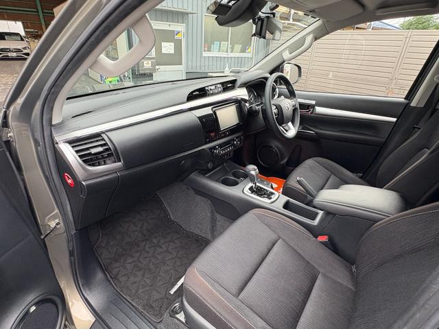 ハイラックス Ｚ　純正ナビフルセグＴＶ／社外ミラー型ドライブレコーダー／トヨタセーフティセンス／アダプティブクルーズコントロール／レーンキープアシスト／ＥＴＣ／スマートキー×２／バックドア用キー×２（21枚目）