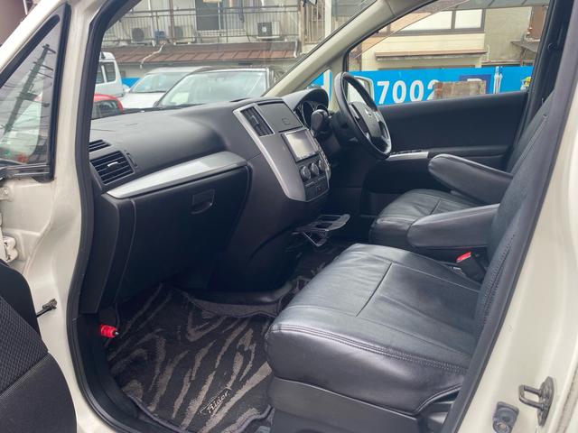 プレサージュ ライダーS ユーザー買取/ナビ/Bカメラ/革調シートカバー/左側電動スライドドア/社外アルミ(38枚目)