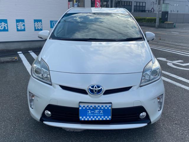 プリウス Sマイコーデ ユーザー買取/純正ナビTV/Bカメラ/BIuetooth/レザーシート/ETC/スマート&プッシュスタート(2枚目)