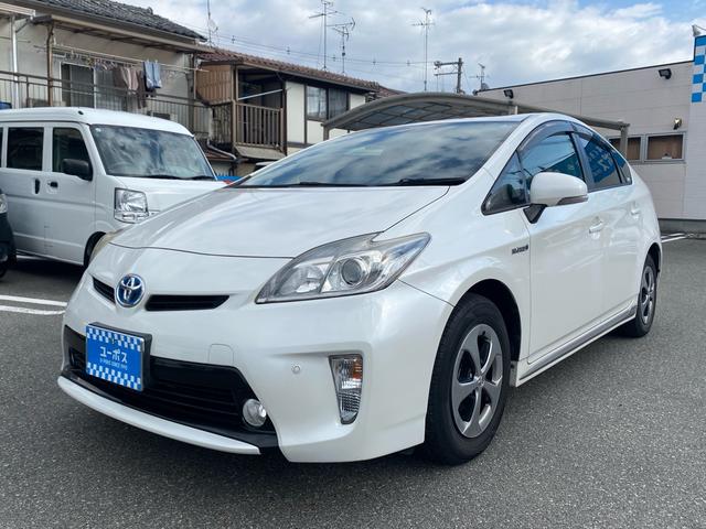 プリウス Sマイコーデ ユーザー買取/純正ナビTV/Bカメラ/BIuetooth/レザーシート/ETC/スマート&プッシュスタート(13枚目)