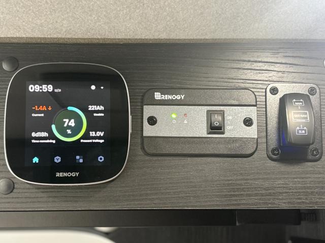 アトレー RS 2名登録 大型収納 リチウム400Ah 12Vクーラー 2000Wインバーター 電子レンジ リヤTV 走行充電 外部充電 10インチナビ リヤショック交換 シャシー防錆塗装 対面レイアウト(54枚目)