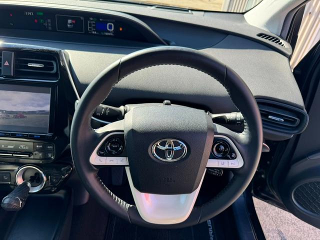 プリウス Sセーフティプラス F、R,Sモデリスタエアロ ドラレコ 純正9インチナビ 社外アルミホイール デジタルインナーミラー ETC バックカメラ シートカバー(21枚目)