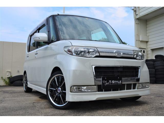 中古車 ダイハツ タントカスタム 検r5 4 Sキー Etc ナビ Hid 後席モニター 超人気の