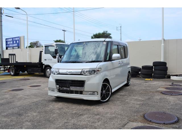 中古車 ダイハツ タントカスタム 検r5 4 Sキー Etc ナビ Hid 後席モニター 超人気の