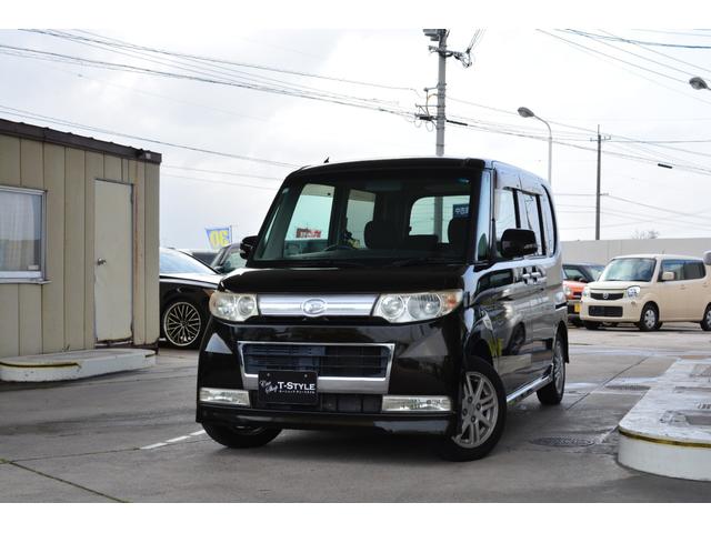 タント カスタムＶセレクション　新品タイヤ　社外ナビ　フルセグ　バックカメラ　ＥＴＣ　スマートキー　オートエアコン　スライドドア（2枚目）