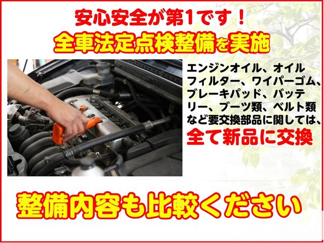 安心安全が第１です！整備内容もしかっり比較してください。