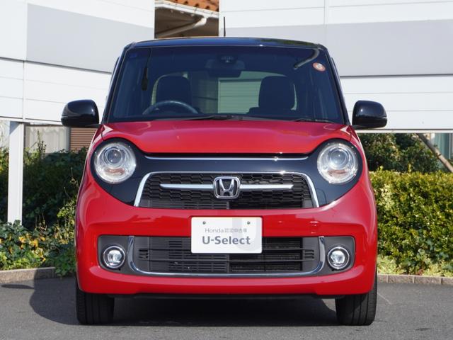 Ｎ－ＯＮＥ プレミアムツアラー　ワンオーナー　純正ナビ　バックカメラ　ＥＴＣ　パドルシフト　Ｂｌｕｅｔｏｏｔｈ　地デジＴＶ　クルーズコントロール　ＨＩＤヘッドライト　１５インチ純正アルミホイール　赤／黒ツートン　オールシーズンマット（8枚目）