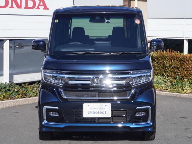 Ｎ－ＢＯＸカスタム Ｌ　ワンオーナー　禁煙車　９インチインターナビ　バックカメラ　ドラレコ　シートヒーター　地デジＴＶ　障害物センサー　片側電動スライドドア　プッシュスタート　ＬＥＤヘッドライト　１４インチ純正アルミホイール（11枚目）