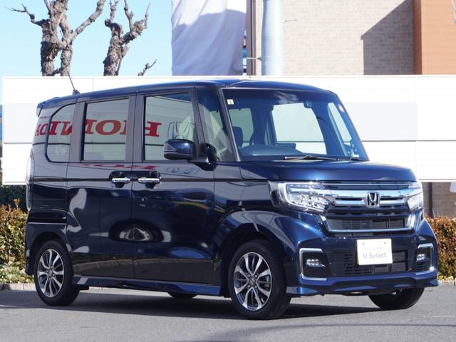 Ｎ－ＢＯＸカスタム Ｌ　ワンオーナー　禁煙車　９インチインターナビ　バックカメラ　ドラレコ　シートヒーター　地デジＴＶ　障害物センサー　片側電動スライドドア　プッシュスタート　ＬＥＤヘッドライト　１４インチ純正アルミホイール（12枚目）