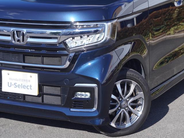 Ｎ－ＢＯＸカスタム Ｌ　ワンオーナー　禁煙車　９インチインターナビ　バックカメラ　ドラレコ　シートヒーター　地デジＴＶ　障害物センサー　片側電動スライドドア　プッシュスタート　ＬＥＤヘッドライト　１４インチ純正アルミホイール（20枚目）