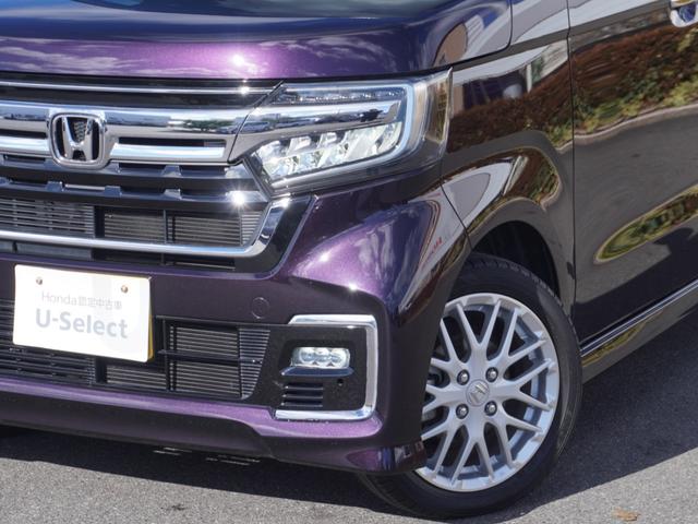 Ｎ－ＢＯＸカスタム Ｌターボ　ワンオーナー　禁煙車　８インチインターナビ　ドラレコ　バックカメラ　シートヒーター　障害物センサ　パドルシフト　アダプティブクルーズコントロール　ＴＶ　Ｂｌｕｅｔｏｏｔｈ　１５インチ純正アルミホイール（21枚目）