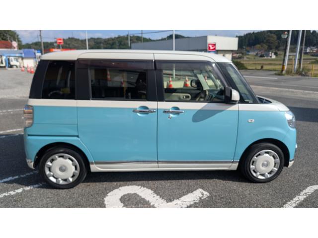 ムーヴキャンバス Ｘリミテッドメイクアップ　ＳＡＩＩ　４ＷＤ　カーナビ　ＥＴＣ　バックカメラ　衝突軽減ブレーキ　両側パワースライドドア　リモコンエンジンスターター　横滑り防止装置　スマートキー　プッシュスタート　オートエアコン　スレアリングリモコン（13枚目）