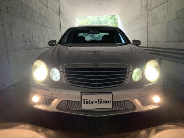 Ｅクラス Ｅ６３　ＡＭＧ　ＥＴＣ　クリアランスソナー　オートクルーズコントロール　バックカメラ　ナビ　ＴＶ　アルミホイール　オートライト　ＨＩＤ　ヘッドライトウォッシャー　サンルーフ　ＡＴ　シートヒーター　キーレスエントリー（78枚目）