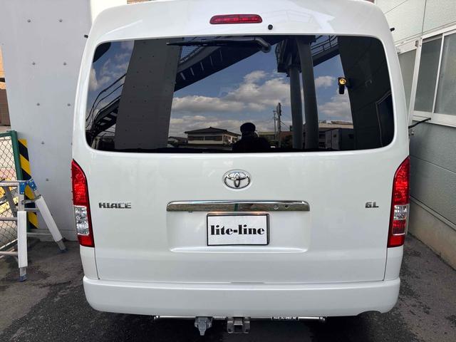 ハイエースワゴン GL 4WD ベッドキット バックカメラ TV オートクルーズコントロール 電動スライドドア オートライト スマートキー 電動格納ミラー 後席モニター 3列シート AT ユーザー買取(48枚目)