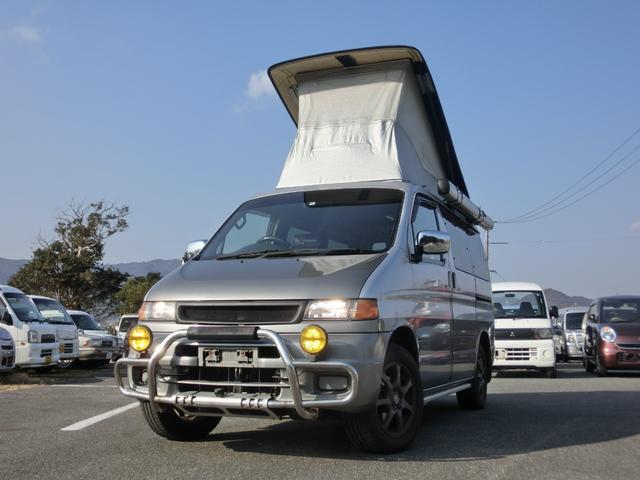 リミテッド　修復歴無　オートフリートップ　４ＷＤ　ＡＴ　ＰＳ　ＰＷ　電動カーテン　エンジンスターター　３５万キロ　エンジン　ＡＴ　セル　ダイナモ　リビルト交換　車高調　キーレスキ　社外ホーン　カンガルーバンパ(33枚目)