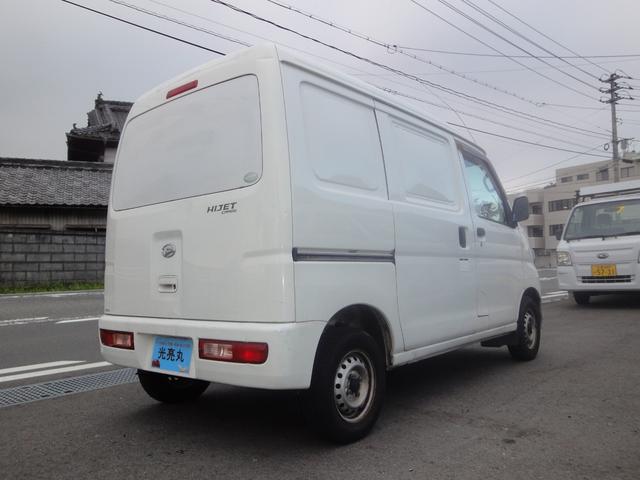 ハイゼットカーゴ 冷蔵冷凍車　禁煙車　－７℃　ＰＳ　ＡＣ　ＡＴ　荷室各扉に冷気逃げ予防カーテン付　タイミングチェーン　ＡＭラジオ（5枚目）