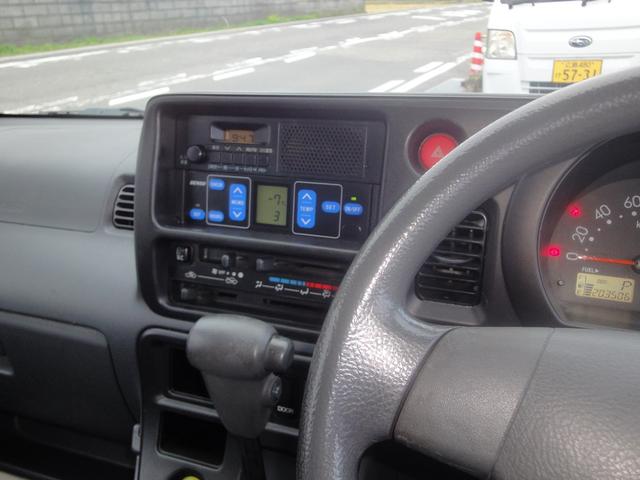 ハイゼットカーゴ 冷蔵冷凍車　禁煙車　－７℃　ＰＳ　ＡＣ　ＡＴ　荷室各扉に冷気逃げ予防カーテン付　タイミングチェーン　ＡＭラジオ（9枚目）