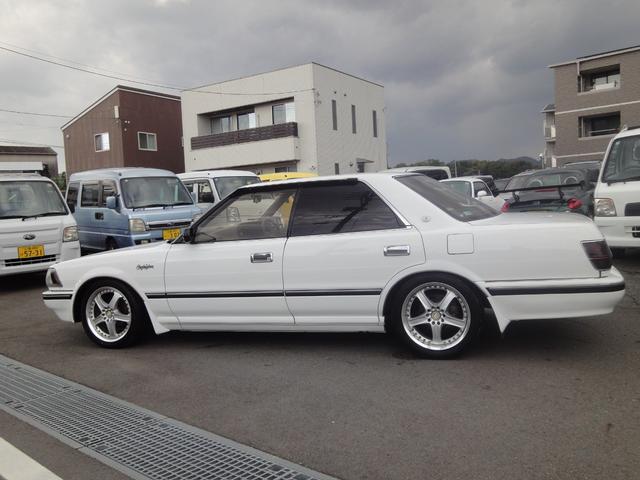 クラウン ツインカム スーパーチャージャ 修復無 2L 赤ヘッドツインカム24 スーパーチャジャ ローダウン 17インチレイズボルグアルミ リアバンパーワイド3ナンバ登録 クルーズコントロール パワーシート スイングエアコン 電動格納ミラ(5枚目)