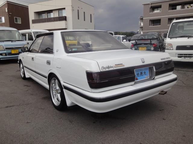 クラウン ツインカム スーパーチャージャ 修復無 2L 赤ヘッドツインカム24 スーパーチャジャ ローダウン 17インチレイズボルグアルミ リアバンパーワイド3ナンバ登録 クルーズコントロール パワーシート スイングエアコン 電動格納ミラ(7枚目)