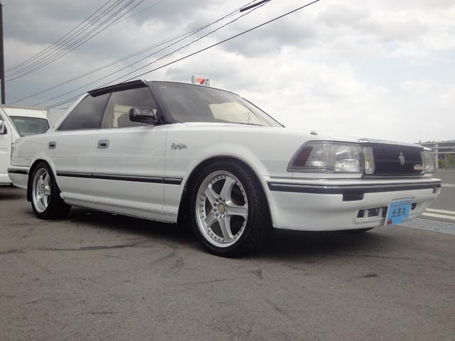 クラウン ツインカム スーパーチャージャ 修復無 2L 赤ヘッドツインカム24 スーパーチャジャ ローダウン 17インチレイズボルグアルミ リアバンパーワイド3ナンバ登録 クルーズコントロール パワーシート スイングエアコン 電動格納ミラ(13枚目)