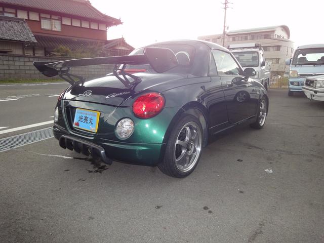 コペン アクティブトップ　修復歴無　ＡＴ　ＰＳ　ＰＷ　ＡＣ　ＥＴＣ　ナビ　フルセグ　ＤＶＤ視聴　電動オープン　１５インチ社外アルミ＆ＧＴウイング　ＪＢ４気筒ＤＯＨＣＩＣターボ　タイミングチェーン（6枚目）