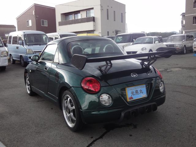 コペン アクティブトップ　修復歴無　ＡＴ　ＰＳ　ＰＷ　ＡＣ　ＥＴＣ　ナビ　フルセグ　ＤＶＤ視聴　電動オープン　１５インチ社外アルミ＆ＧＴウイング　ＪＢ４気筒ＤＯＨＣＩＣターボ　タイミングチェーン（8枚目）