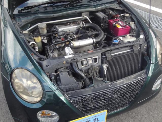 コペン アクティブトップ　修復歴無　ＡＴ　ＰＳ　ＰＷ　ＡＣ　ＥＴＣ　ナビ　フルセグ　ＤＶＤ視聴　電動オープン　１５インチ社外アルミ＆ＧＴウイング　ＪＢ４気筒ＤＯＨＣＩＣターボ　タイミングチェーン（35枚目）