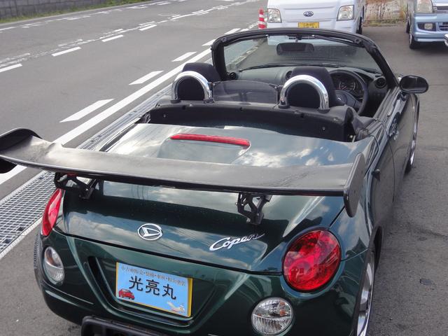 コペン アクティブトップ　修復歴無　ＡＴ　ＰＳ　ＰＷ　ＡＣ　ＥＴＣ　ナビ　フルセグ　ＤＶＤ視聴　電動オープン　１５インチ社外アルミ＆ＧＴウイング　ＪＢ４気筒ＤＯＨＣＩＣターボ　タイミングチェーン（53枚目）