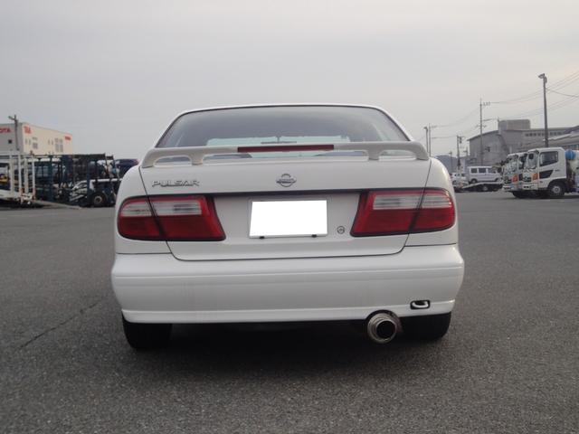 パルサー SR16VEエンジンVZ-R 修復歴無 5速 AC PS PW ローダウン 減勢調整付 タイミングチェーン SRエンジン (通称青ヘッド) 社外マフラー 15インチ社外アルミ スタッドレスタイヤ付 ヘッドライト、フォグライトLED(6枚目)