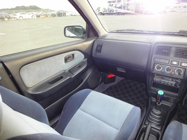 パルサー SR16VEエンジンVZ-R 修復歴無 5速 AC PS PW ローダウン 減勢調整付 タイミングチェーン SRエンジン (通称青ヘッド) 社外マフラー 15インチ社外アルミ スタッドレスタイヤ付 ヘッドライト、フォグライトLED(11枚目)