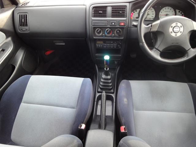 パルサー SR16VEエンジンVZ-R 修復歴無 5速 AC PS PW ローダウン 減勢調整付 タイミングチェーン SRエンジン (通称青ヘッド) 社外マフラー 15インチ社外アルミ スタッドレスタイヤ付 ヘッドライト、フォグライトLED(14枚目)