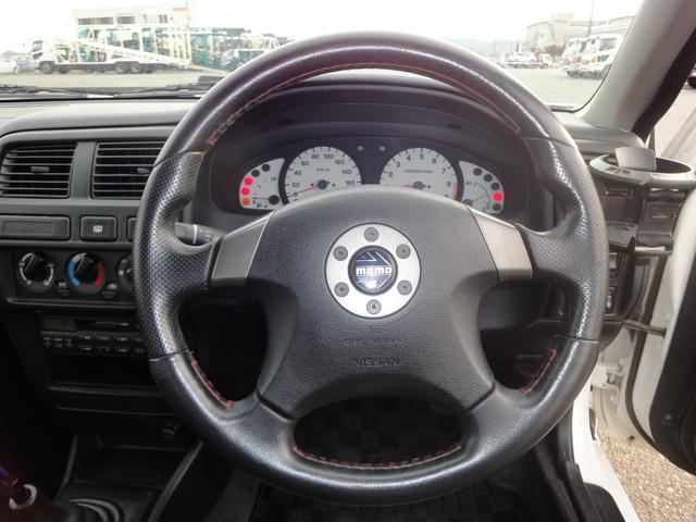 パルサー SR16VEエンジンVZ-R 修復歴無 5速 AC PS PW ローダウン 減勢調整付 タイミングチェーン SRエンジン (通称青ヘッド) 社外マフラー 15インチ社外アルミ スタッドレスタイヤ付 ヘッドライト、フォグライトLED(16枚目)