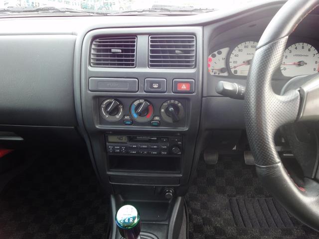 パルサー SR16VEエンジンVZ-R 修復歴無 5速 AC PS PW ローダウン 減勢調整付 タイミングチェーン SRエンジン (通称青ヘッド) 社外マフラー 15インチ社外アルミ スタッドレスタイヤ付 ヘッドライト、フォグライトLED(18枚目)