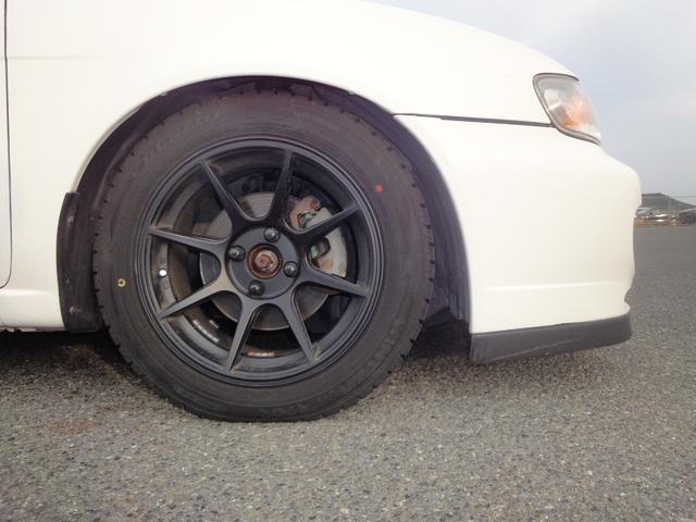 パルサー SR16VEエンジンVZ-R 修復歴無 5速 AC PS PW ローダウン 減勢調整付 タイミングチェーン SRエンジン (通称青ヘッド) 社外マフラー 15インチ社外アルミ スタッドレスタイヤ付 ヘッドライト、フォグライトLED(39枚目)