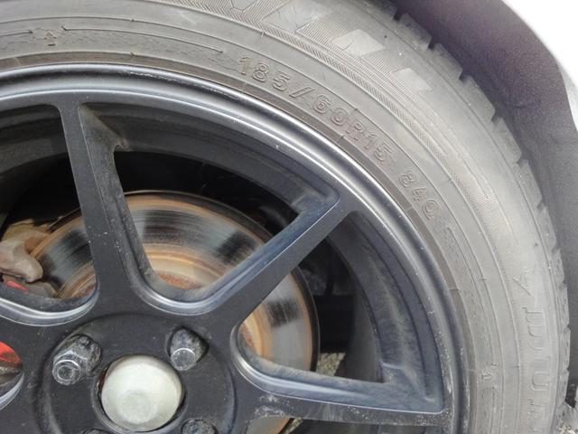 パルサー SR16VEエンジンVZ-R 修復歴無 5速 AC PS PW ローダウン 減勢調整付 タイミングチェーン SRエンジン (通称青ヘッド) 社外マフラー 15インチ社外アルミ スタッドレスタイヤ付 ヘッドライト、フォグライトLED(45枚目)