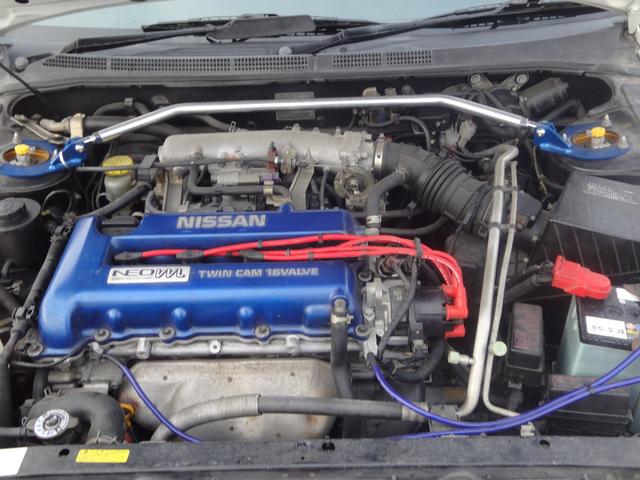 パルサー SR16VEエンジンVZ-R 修復歴無 5速 AC PS PW ローダウン 減勢調整付 タイミングチェーン SRエンジン (通称青ヘッド) 社外マフラー 15インチ社外アルミ スタッドレスタイヤ付 ヘッドライト、フォグライトLED(63枚目)