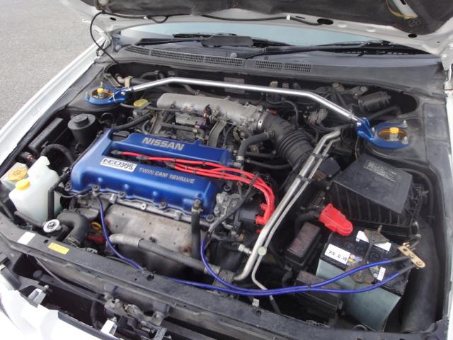パルサー SR16VEエンジンVZ-R 修復歴無 5速 AC PS PW ローダウン 減勢調整付 タイミングチェーン SRエンジン (通称青ヘッド) 社外マフラー 15インチ社外アルミ スタッドレスタイヤ付 ヘッドライト、フォグライトLED(64枚目)