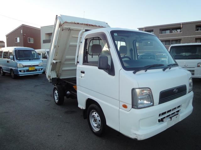 サンバートラック ダンプ 修復無 電動ローダンプ 2駆4駆切替 EL付 5速 PS AC 作業灯 三方開 テールゲートチェーン 運転席エアバック タイベル94,603km時交換 荷台ゴムマット 足元ゴムマット(3枚目)