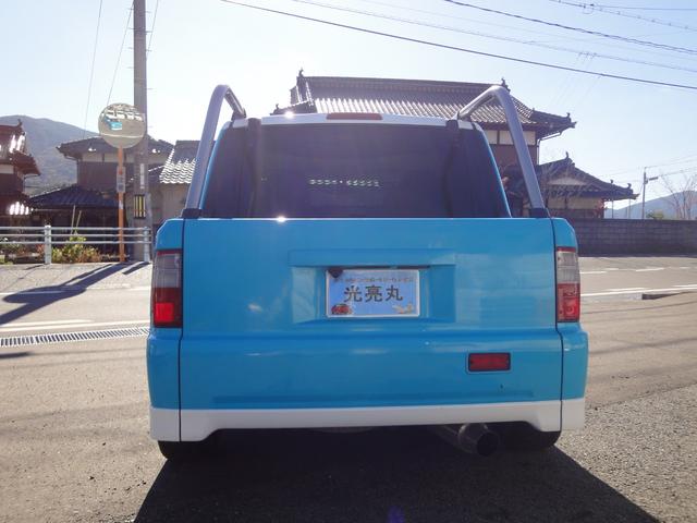 ｂＢ オープンデッキ　禁煙車　フルセグナビ　ＤＶＤ視聴　バックモニタ　ＥＴＣ　ハヤシ１６インチアルミ　ＨＫＳローダウン車高調　社外ＬＥＤヘッドライト　フォグ　ＨＫＳ社外マフラー　タイミングチェーン　リアシートＯＰＴ防水カバ（9枚目）