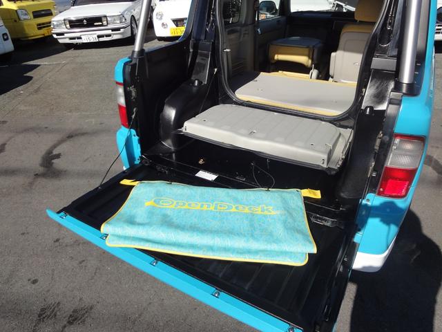 ｂＢ オープンデッキ　禁煙車　フルセグナビ　ＤＶＤ視聴　バックモニタ　ＥＴＣ　ハヤシ１６インチアルミ　ＨＫＳローダウン車高調　社外ＬＥＤヘッドライト　フォグ　ＨＫＳ社外マフラー　タイミングチェーン　リアシートＯＰＴ防水カバ（50枚目）