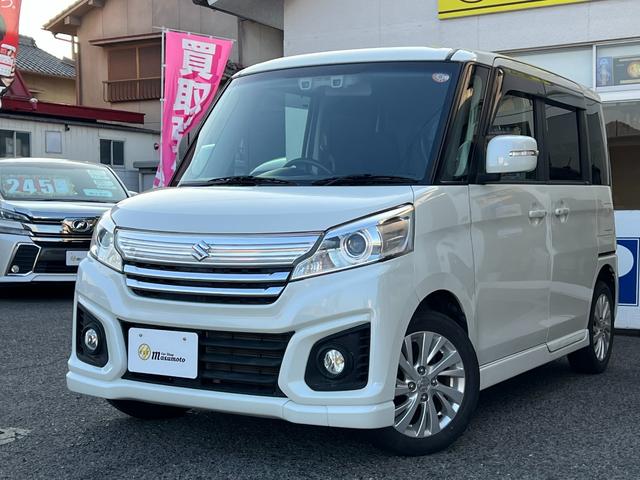 スペーシアカスタム ＧＳ　前席シートヒーター　パワーウィンドウ　パワステ　ベンチシート　衝突安全ボディ　エアコン　キーフリー　フルフラット　スマートキー　ＡＢＳ　オートライト（2枚目）