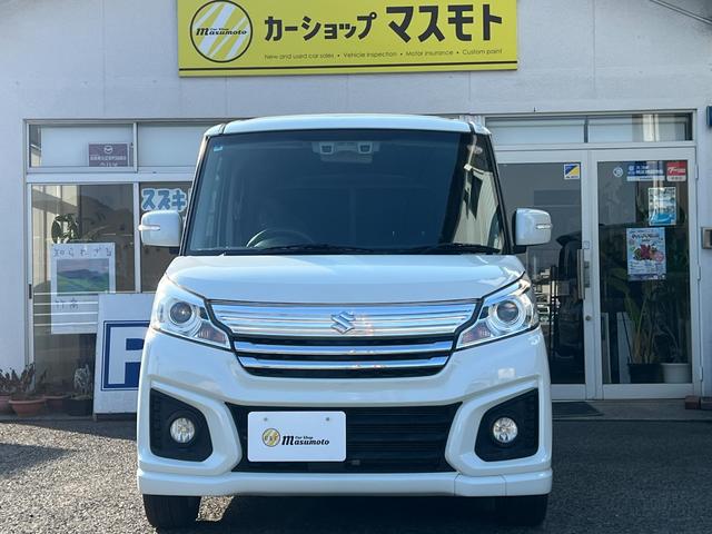 スペーシアカスタム ＧＳ　前席シートヒーター　パワーウィンドウ　パワステ　ベンチシート　衝突安全ボディ　エアコン　キーフリー　フルフラット　スマートキー　ＡＢＳ　オートライト（3枚目）