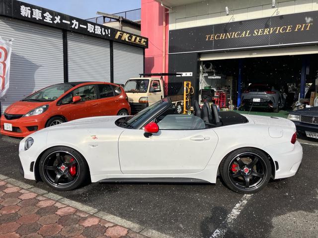 アバルト124 スパイダー ベースグレード 社外マフラー 社外足回り ナビ TV DVD再生 バックカメラ 6速MT シートヒーター 17インチアルミ クルーズコントロール ETC(36枚目)