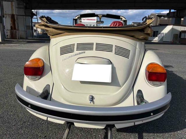 ビートル カブリオレ 車検9年5月 新品シートカバー 新品フロアーマット オープンカー(22枚目)