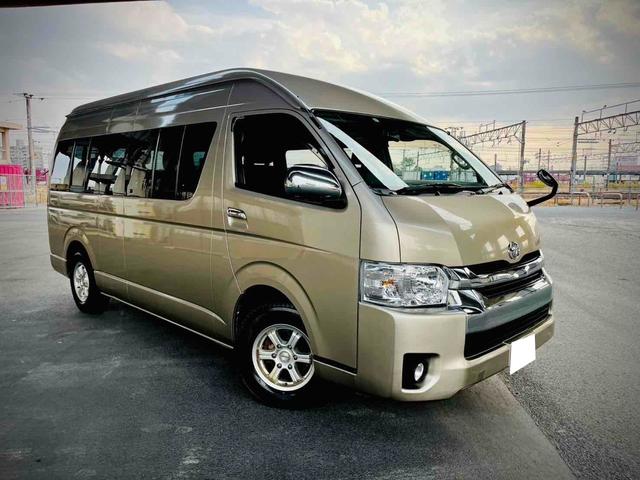 ハイエースワゴン グランドキャビン 新品ベットキット 10人乗り ドライブレコーダー ETC 電動スライドドア キーレスエントリー 電動格納ミラー 後席モニター AT アルミホイール CD 100V電源 盗難防止システム(8枚目)