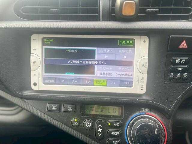 アクア L ETC バックカメラ ナビ TV キーレスエントリー 電動格納ミラー AT Bluetooth エアコン パワーステアリング パワーウィンドウ(4枚目)