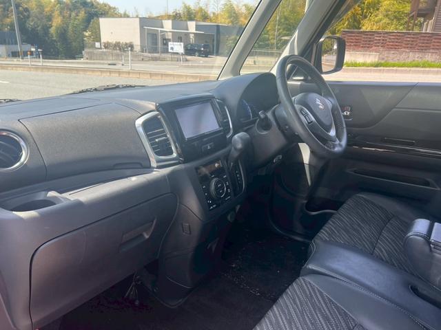 スペーシアカスタム XS ETC 両側電動スライドドア ナビ TV 衝突被害軽減システム スマートキー アイドリングストップ ベンチシート CVT CD USB アルミホイール エアコン パワーステアリング パワーウィンドウ(8枚目)